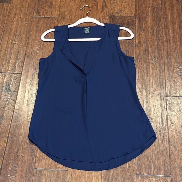 Small STOOSH Deep Blue V-Neck Tank Top - Picture 8 of 8